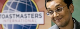 S&T Ph.D. student Sudharshan Anandan, a native of Malasia, will compete in an international public speaking competition in English -- not his native language.