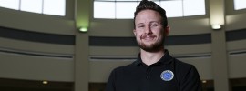 Nuclear engineering senior Dylan Prévost was awarded the Pursuit of Life Scholarship from Team Orion.
